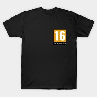 Videogame Label Pegi 16 T-Shirt